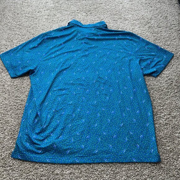 Hart Schaffner Marx Mens XXL Polo Shirt Martini Cocktail Print - Picture 4 of 8